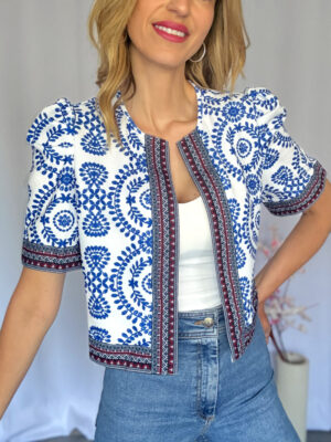 Chaqueta Geométrica